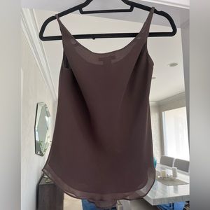 Kenneth Cole dressy brown tank